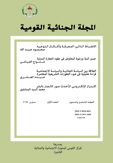 المجلة الجنائية القومية